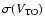 $\sigma(V_{\rm TO})$