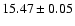 $15.47\pm0.05$