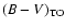 $(B-V)_{\rm TO}$