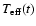 $T_{\rm eff}(t)$