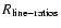 $R_{\rm line-ratios}$