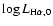 $\log L_{\rm H\alpha, 0}$
