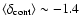 $\langle \delta_{\rm cont}\rangle \sim -1.4$