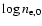 $\log n_{{\rm e}, 0}$
