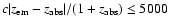 $c\vert z_{\rm em}-z_{\rm abs}\vert/(1+z_{\rm abs})\le 5000$