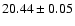 $20.44\pm 0.05$