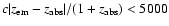 $c\vert z_{\rm em}-z_{\rm abs}\vert/(1+z_{\rm abs})<5000$