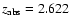 $z_{\rm abs}=2.622$