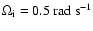 $\Omega_{\rm i}=0.5 {\rm ~rad~s}^{-1}$