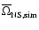 $\overline{\Omega}_{\rm NS,sim}$