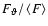 $F_\vartheta/\left<F\right>$