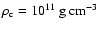 $\rho_{\rm c} = 10^{11}~\ensuremath{{\rm g}~{\rm cm}^{-3}} $
