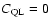 $C_{\rm QL} = 0$