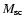 $M_{\rm sc}$