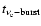 $t_{{\nu _{\rm e}}-{\rm burst}}$