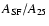 $A_{\rm SF}/A_{25}$