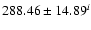 $288.46\pm14.89^i$