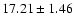 $17.21\pm1.46 $