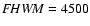 ${\it FHWM}=4500$
