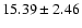 $15.39\pm2.46$