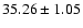 $35.26\pm1.05$