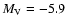 $M_{\rm V}=-5.9$