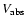 $V_{\rm abs}$