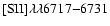 $\rm [SII]\lambda\lambda 6717{-}6731$
