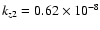 $k_{z2}=0.62\times 10^{-8}$