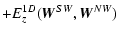 $\displaystyle +E^{1D}_z(\vec{W}^{SW},\vec{W}^{NW})$