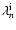 $\lambda_n^{\rm i}$