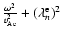 $\frac{\omega^2}{v_{\rm Ae}^2}+(\lambda_n^{\rm e})^2$