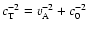 $c_{\rm T}^{-2}=v_{\rm A}^{-2}+c_0^{-2}$