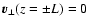 $\vec{v}_\perp(z=\pm L)=0$