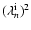 $(\lambda_n^{\rm i})^2$