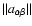 $\vert\vert a_{\alpha\beta}\vert\vert$