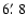 $6\hbox{$.\mkern-4mu^\prime$ }8$