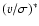 $(v/\sigma)^{\ast}$