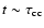 $t\sim \tau_{\rm cc}$