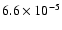 $6.6\times10^{-5}$