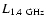 $L_{\rm 1.4~GHz}$