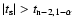 $\vert t_{\rm s}\vert >t_{\rm n-2,1-\alpha}$