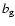 $b_{\rm g}$