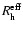 $R_{\rm h}^{\rm eff}$
