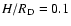 $H/R_{\rm D} = 0.1$