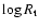 $\log R_{\rm t}$