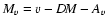 $M_\varv = \varv - D\!M - A_\varv$