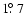 $1\hbox{$.\!\!^\circ$ }7$