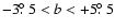 $-3\hbox{$.\!\!^\circ$ }5 < b <
+5\hbox{$.\!\!^\circ$ }5$