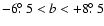 $-6\hbox{$.\!\!^\circ$ }5 < b <
+8\hbox{$.\!\!^\circ$ }5$
